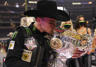 during the fourth round of the 2020 World Finals Unleash the Beast PBR  Photo By:  BullStockMedia 