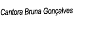 Cantora Bruna Gonçalves