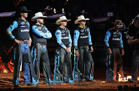 during the first day of the Fort Worth PBR Teams event. Photo by Andy Watson / Bull Stock Media