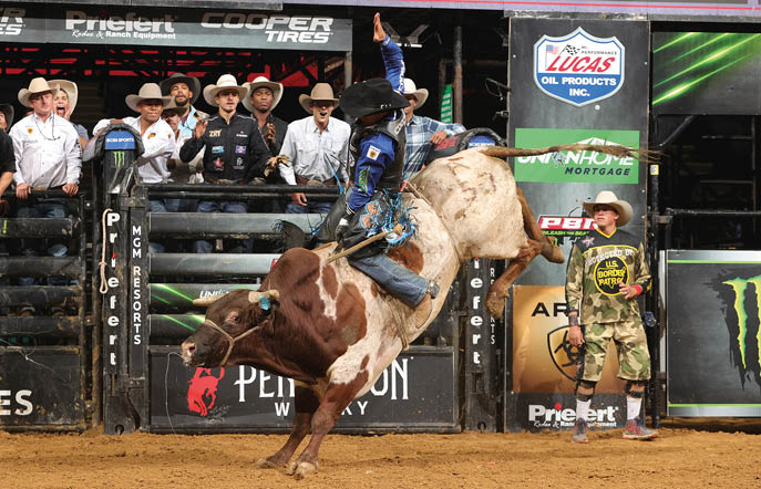 during the second round of the Greensboro Unleash The Beast PBR  Photo By: Andy Watson   Bull Stock Media