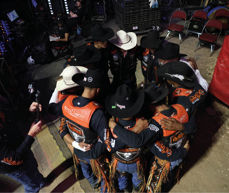 during the third day of the Glendale PBR Teams Event. Photo by: Bull Stock Media