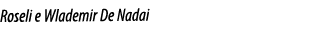 Roseli e Wlademir De Nadai
