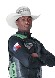 Ezekiel Mitchell during the Kansas City PBR Teams photo shoot. Photo by Todd Brewer / Bull Stock Media