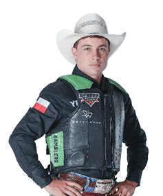 Austin Richardson during the Kansas City PBR Teams photo shoot. Photo by Todd Brewer / Bull Stock Media