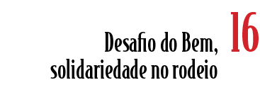 Desafio do Bem, solidariedade no rodeio , 1