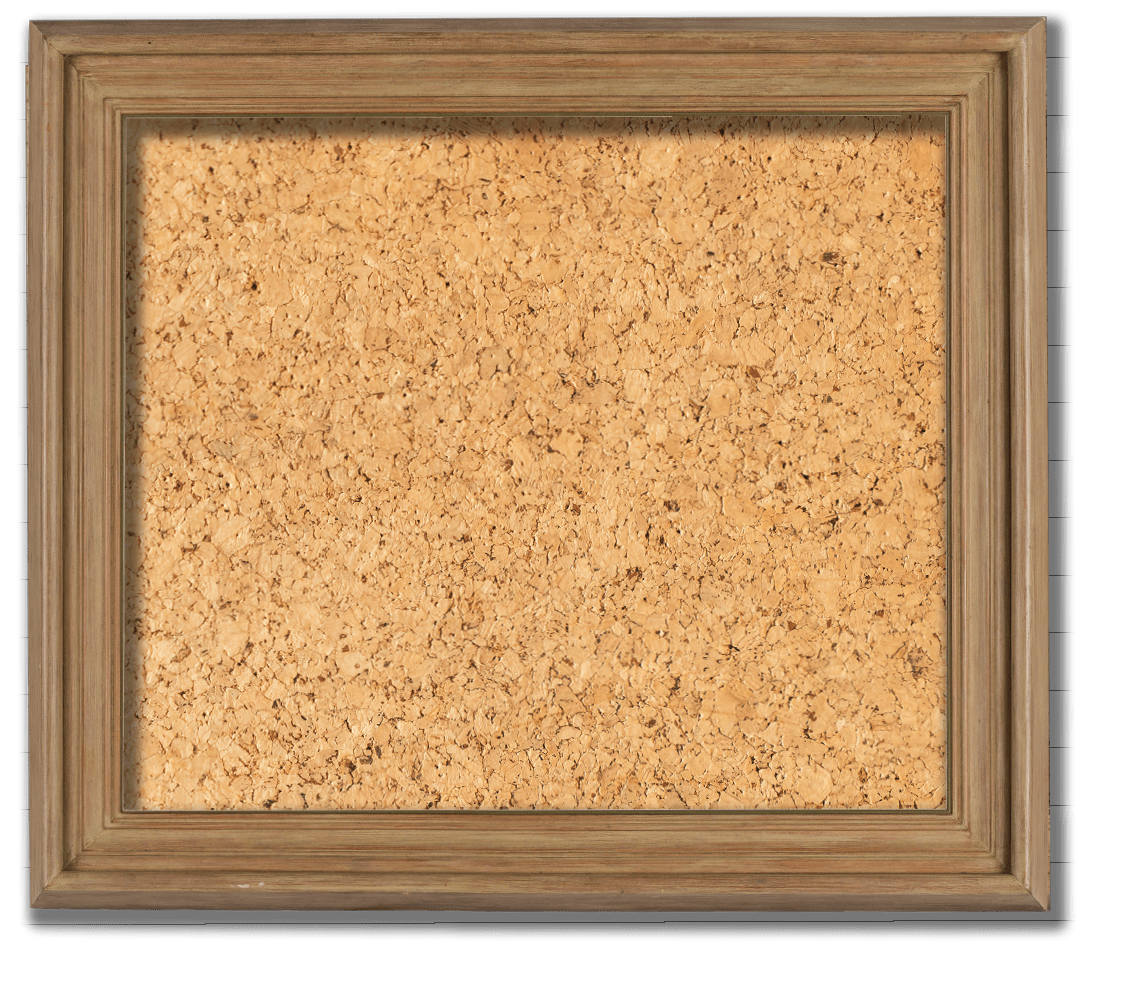 A simple wooden frame under the lights isolated on a white background