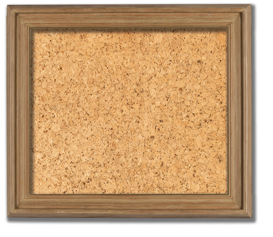 A simple wooden frame under the lights isolated on a white background