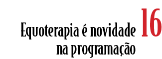 Equoterapia  novidade na programa  o, 1