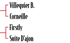 Villequier B. Corneille Firstly Suite D’ajon