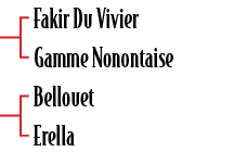 Fakir Du Vivier Gamme Nonontaise Bellouet Erella